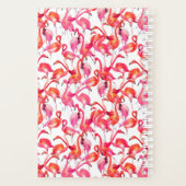 水彩フラミンゴ プランナー手帳 (裏面)
