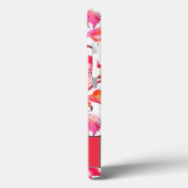 水彩フラミンゴ |名前の追加 Case-Mate iPhoneケース (裏面 / 左)