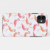 水彩フラミンゴ Case-Mate iPhoneケース (裏面(横))