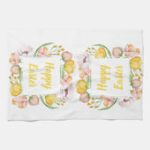 水彩フラル キッチンタオル (横)