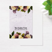 水彩フラワーイヤリングディスプレイカード (デスク)