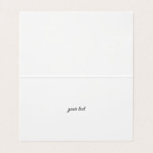 水彩フラワースノーフレークありがとう 名刺 (内部フラット)