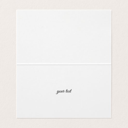 水彩フラワースノーフレークありがとう 名刺 (内部フラット)