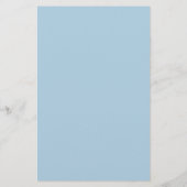 水彩フラワーズインティーカップブライダルシャワー招待状 (裏面)