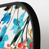 水彩フラワーズカスタムピックボールパドル ピックルボールラケット (左詳細)