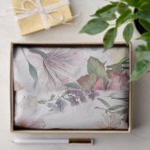 水彩フラワーズデコップティッシュ紙 薄葉紙 (ギフト)