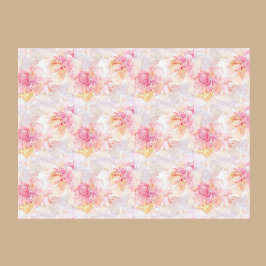 水彩フラワーズデコページティッシュペーパー 薄葉紙