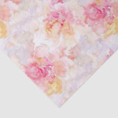 水彩フラワーズデコページティッシュペーパー 薄葉紙 (詳細)