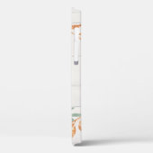 水彩フラワーズバラ金ゴールドグリッターグリーナリーウッド Case-Mate iPhoneケース (裏面 / 左)