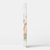 水彩フラワーズバラ金ゴールドグリッターグリーナリーウッド Case-Mate iPhoneケース (裏面 / 右)