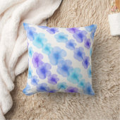 水彩フラワーズ装飾用クッション クッション (ブランケット)