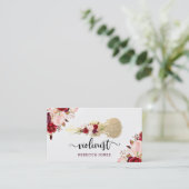 水彩フラワーバイオリオンスクリプト 名刺 (スタンド正面)