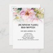 水彩フラワービジネスの動きのお知らせ ポストカード (正面/裏面)