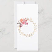 水彩フラワーフレーム水彩フラワー (裏面)