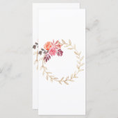 水彩フラワーフレーム水彩フラワー (正面/裏面)