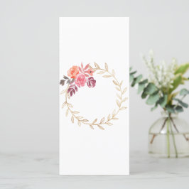 水彩フラワーフレーム水彩フラワー