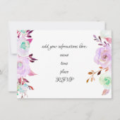 水彩フラワーミュージックリサイタル 招待状 (裏面)