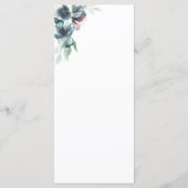 水彩フラワーメニュー メニュー (裏面)