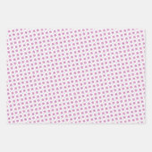 水彩フラワーラッピング紙セット ラッピングペーパーシート (正面2)