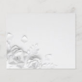 水彩フラワー共有デート夜アイディアカード チラシ (裏面)