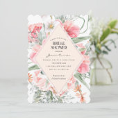 水彩フラワー春モダントレンディーショー 招待状 (スタンド正面)