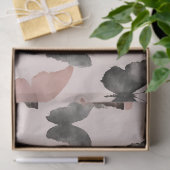 水彩フラワー ピンクの蝶 薄葉紙 (ギフト)