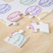 水彩フランスのマカロン ジグソーパズル (側面)