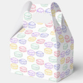 水彩フランスのマカロン フェイバーボックス (裏面)