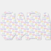 水彩フランスのマカロン フェイバーボックス (見開き)