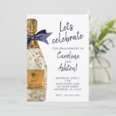 水彩フランスシャンパンパーティー 招待状 (スタンド正面)