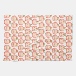 水彩フルーツアップル キッチンタオル