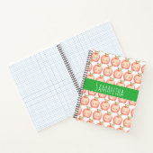 水彩フルーツアップル ノートブック (内部)