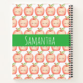 水彩フルーツアップル ノートブック (裏面)