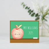 水彩フルーツアップル ポストカード (スタンド正面)