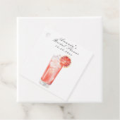 水彩フルーツカクテル ブライダルシャワー フェイバータグ (インサイチュ)