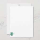 水彩フルーツフラットサンキューカード (裏面)