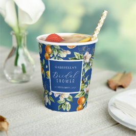 水彩フルーツボタニカル ブライダルシャワー 紙コップ