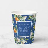 水彩フルーツボタニカル ブライダルシャワー 紙コップ (裏面)