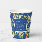 水彩フルーツボタニカル ブライダルシャワー 紙コップ (正面)