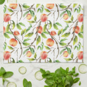 水彩フレッシュピーチ キッチンタオル (折り畳み)