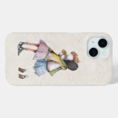 水彩フレンズのハグ Case-Mate iPhoneケース (裏面 (横))