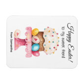 水彩フレンドのハッピーイースターフレキシブル磁石 マグネット (横)