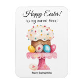 水彩フレンドのハッピーイースターフレキシブル磁石 マグネット (縦)