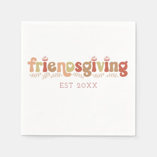 水彩フレンドリディナーナプキンズ スタンダードカクテルナプキン (正面)
