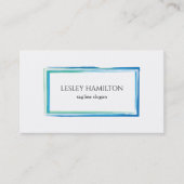 水彩フレーム 名刺 (正面)