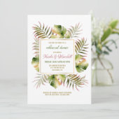 水彩フロントリハーサルディナー 招待状 (スタンド正面)