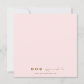 水彩フローラありがとう名刺 サンキューカード (裏面)