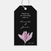 水彩フローラありがとう ギフトタグ (正面)