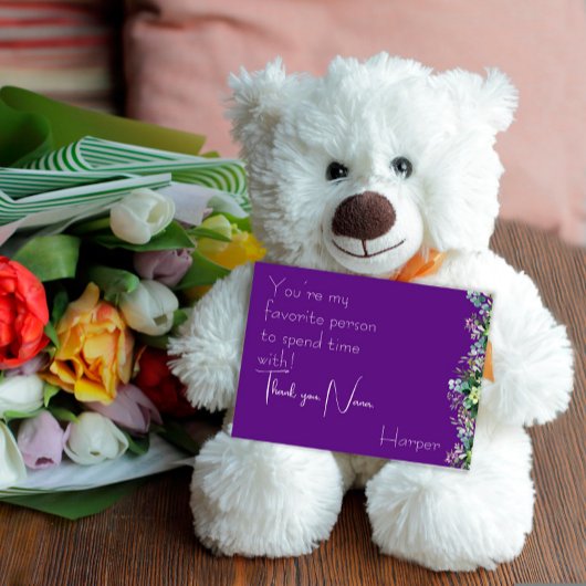 水彩フローラおばあちゃんの母の日 シーズンポストカード