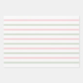 水彩フローラかわいらし赤面セージ ラッピングペーパーシート (正面)